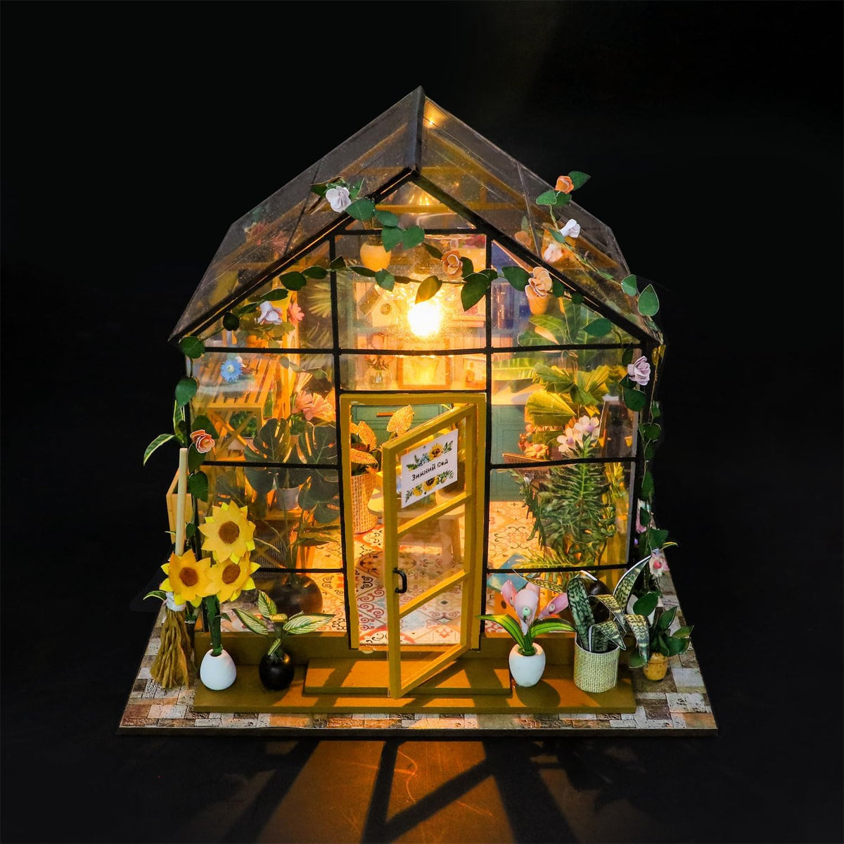 Dollhouse Miniature DIY House Kit with Furniture Z6640