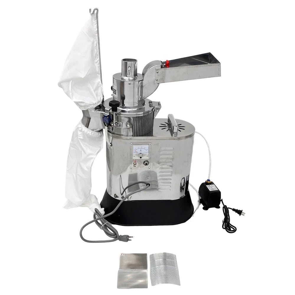 Electric Commercial Hammer Mill Herb Grain Grinder T8430