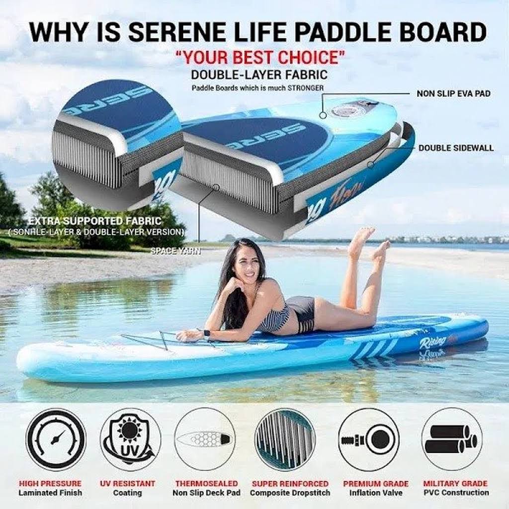 Inflatable Stand Up Paddle Board - Blue I929