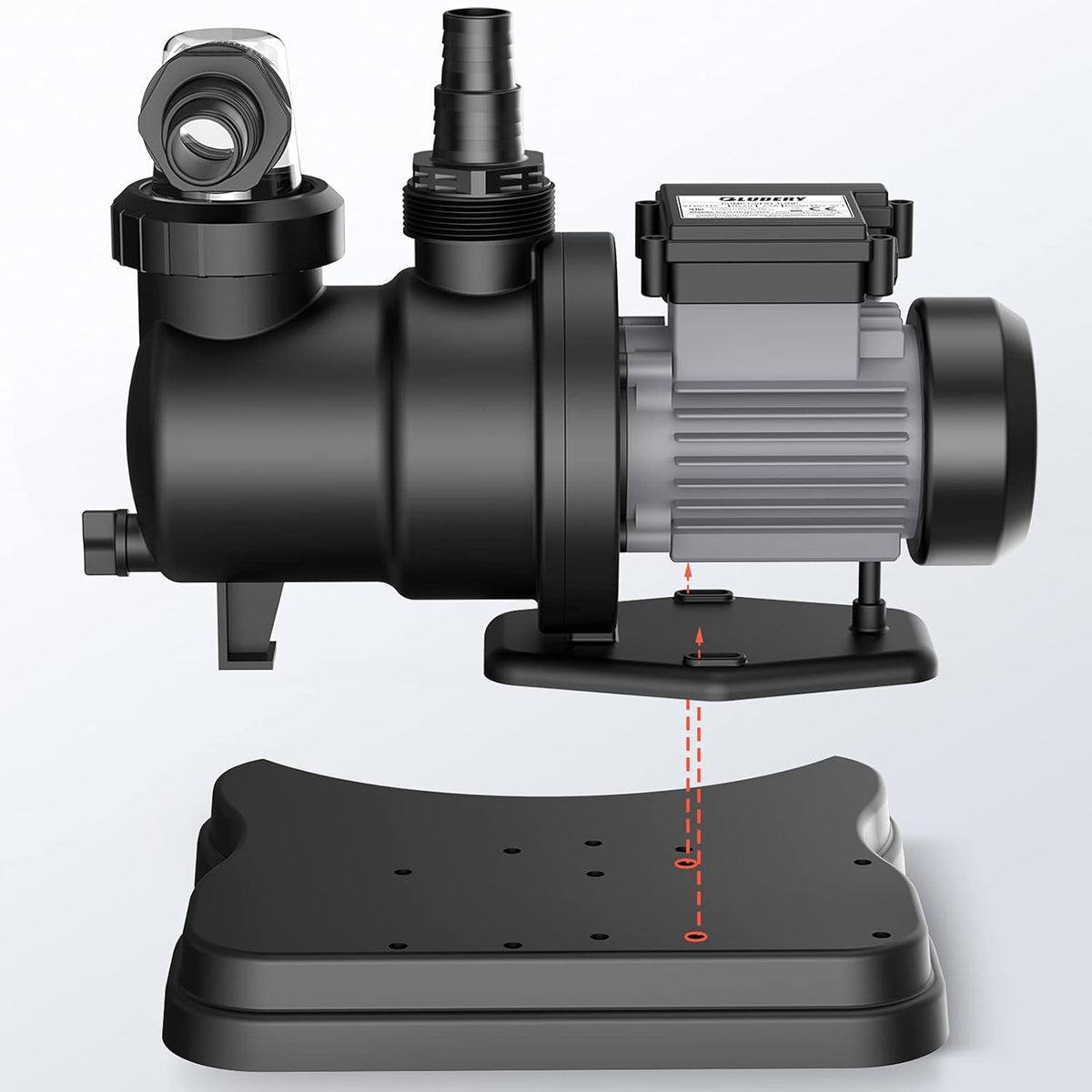 14.4" Sand Filter with 1/2HP Prefilter Pump System, 7-Way Valve U756705