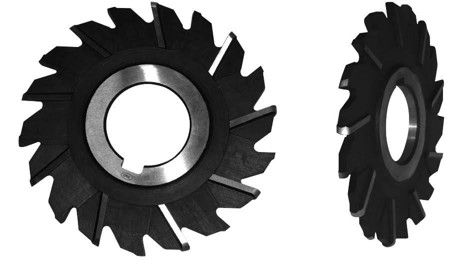 Staggered Tooth Full Radius Side Mill Cutter Cobalt 4 Dia. x 0.375 Wide x 1.25 Hole I465624