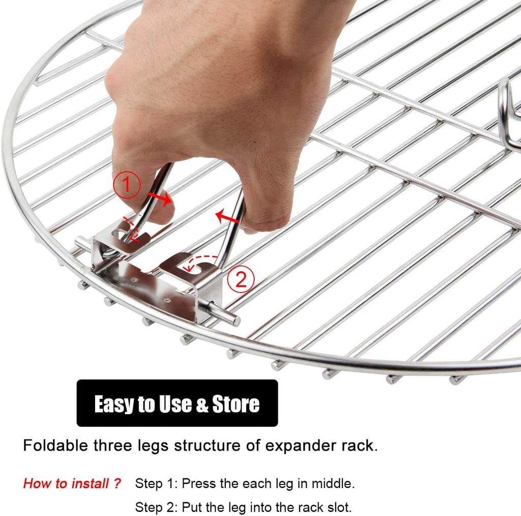 Stainless Steel Grill Rack Pack of 2 O197