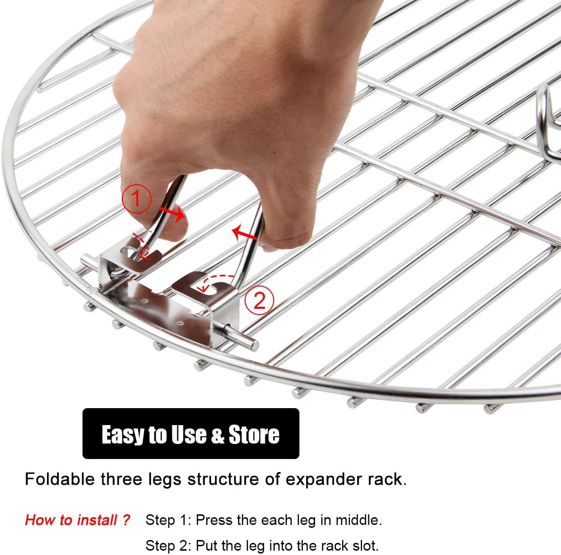 Stainless Steel Grill Rack Pack of 2 O197
