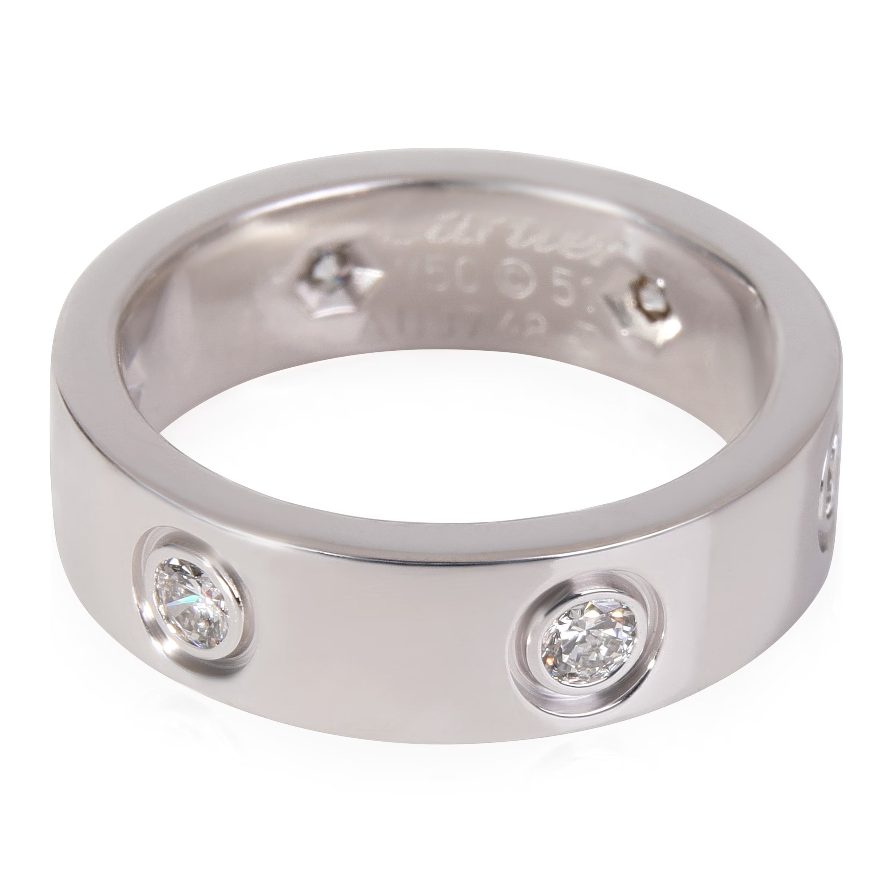 18k White Gold Diamond Ring A80805