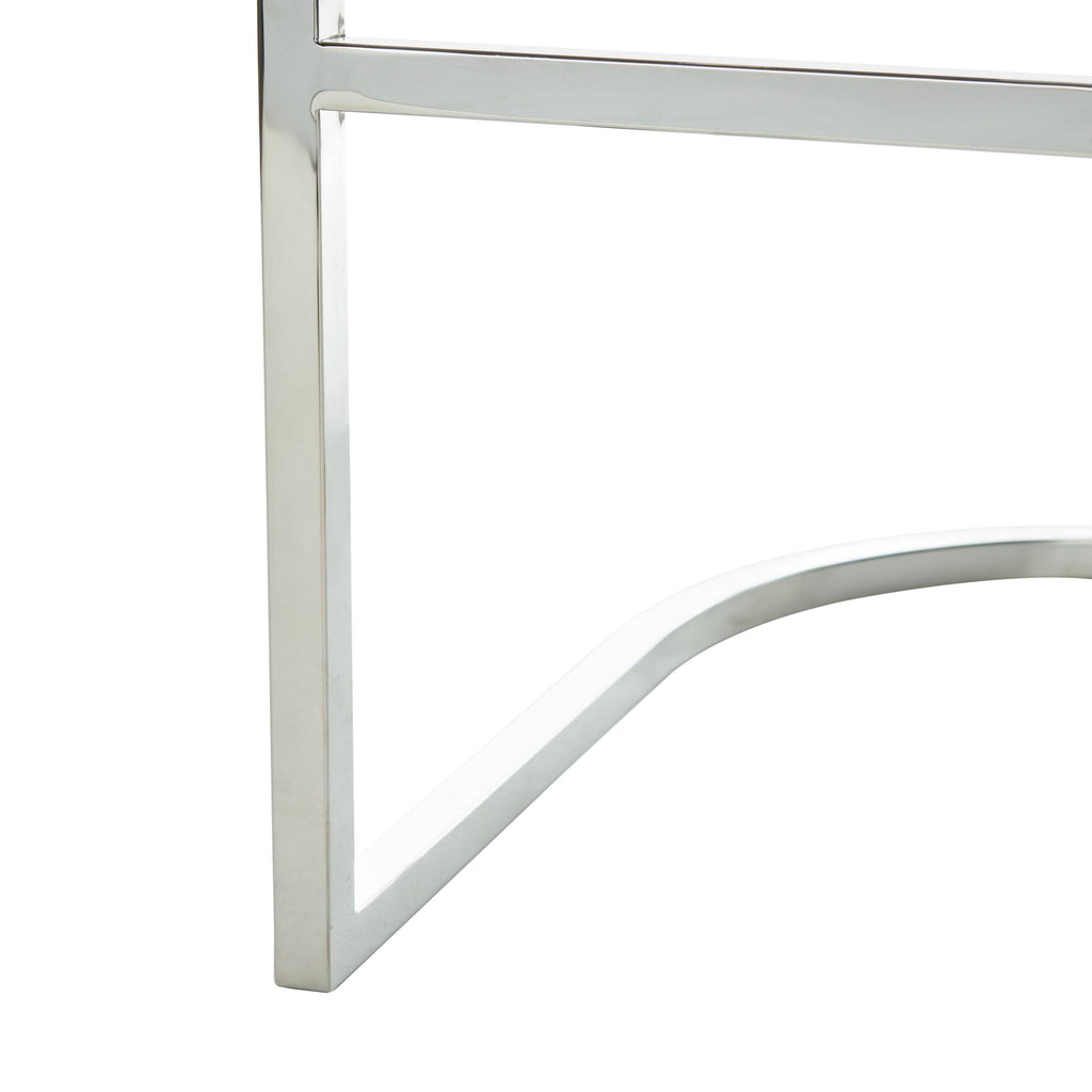 White Leather Bar Stool V551309