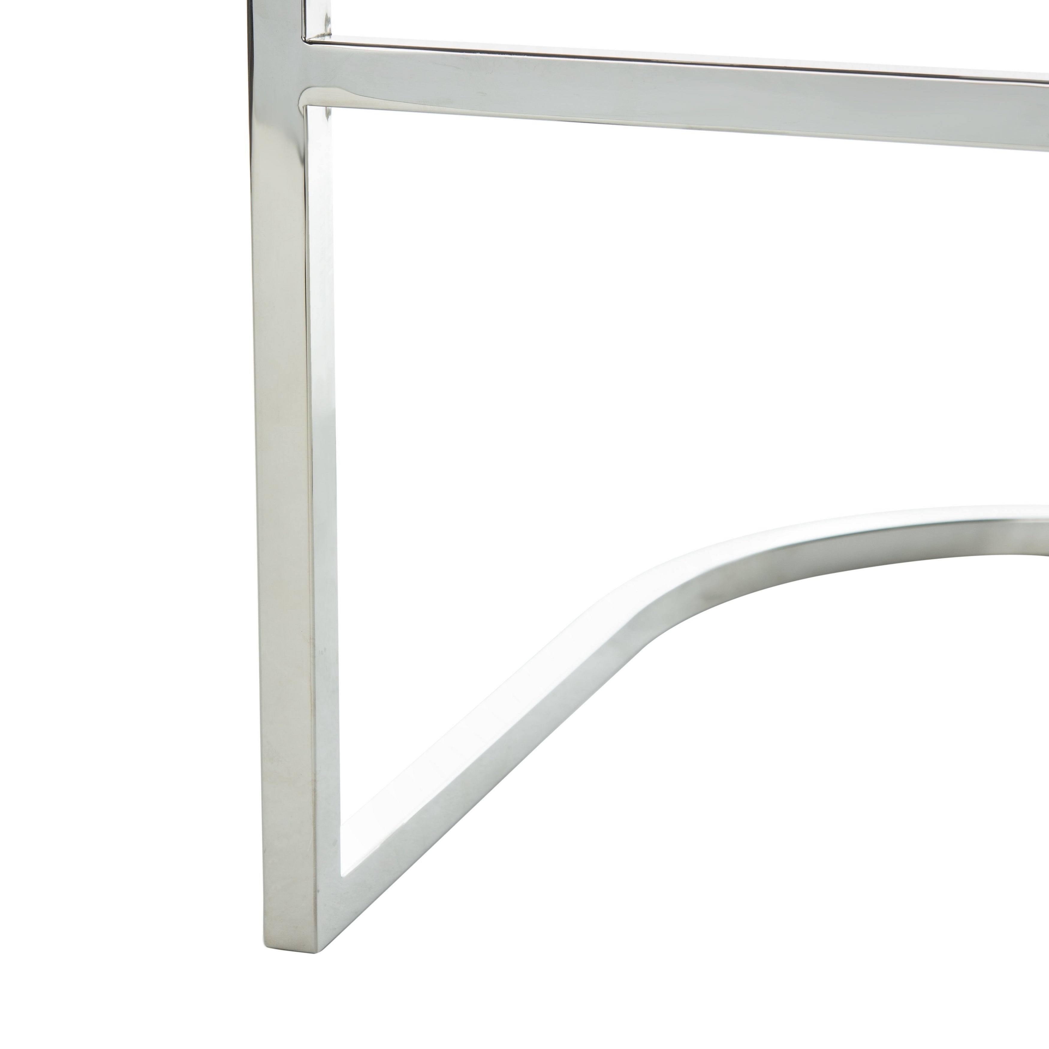 White Leather Bar Stool V551309