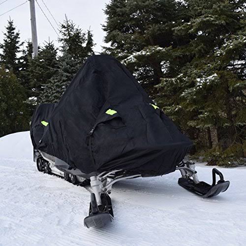 Black Snowmobile Cover V741697