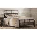 King Spindle Panel Bed in Rubbed Black B31480
