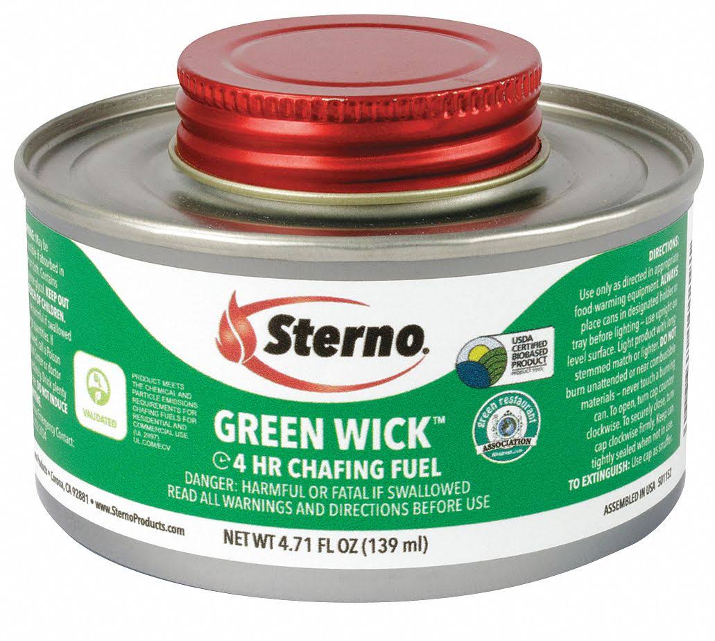 4 Hour Green Wick Chafing Fuel - 24/Case V803