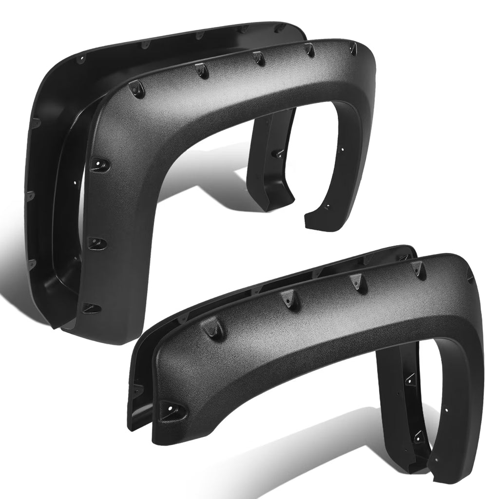 Pocket-Rivet Fender Wheel Flares for Chevy Silverado Fleetside Long Bed M711