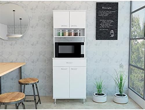 White Pantry Cabinet H6025