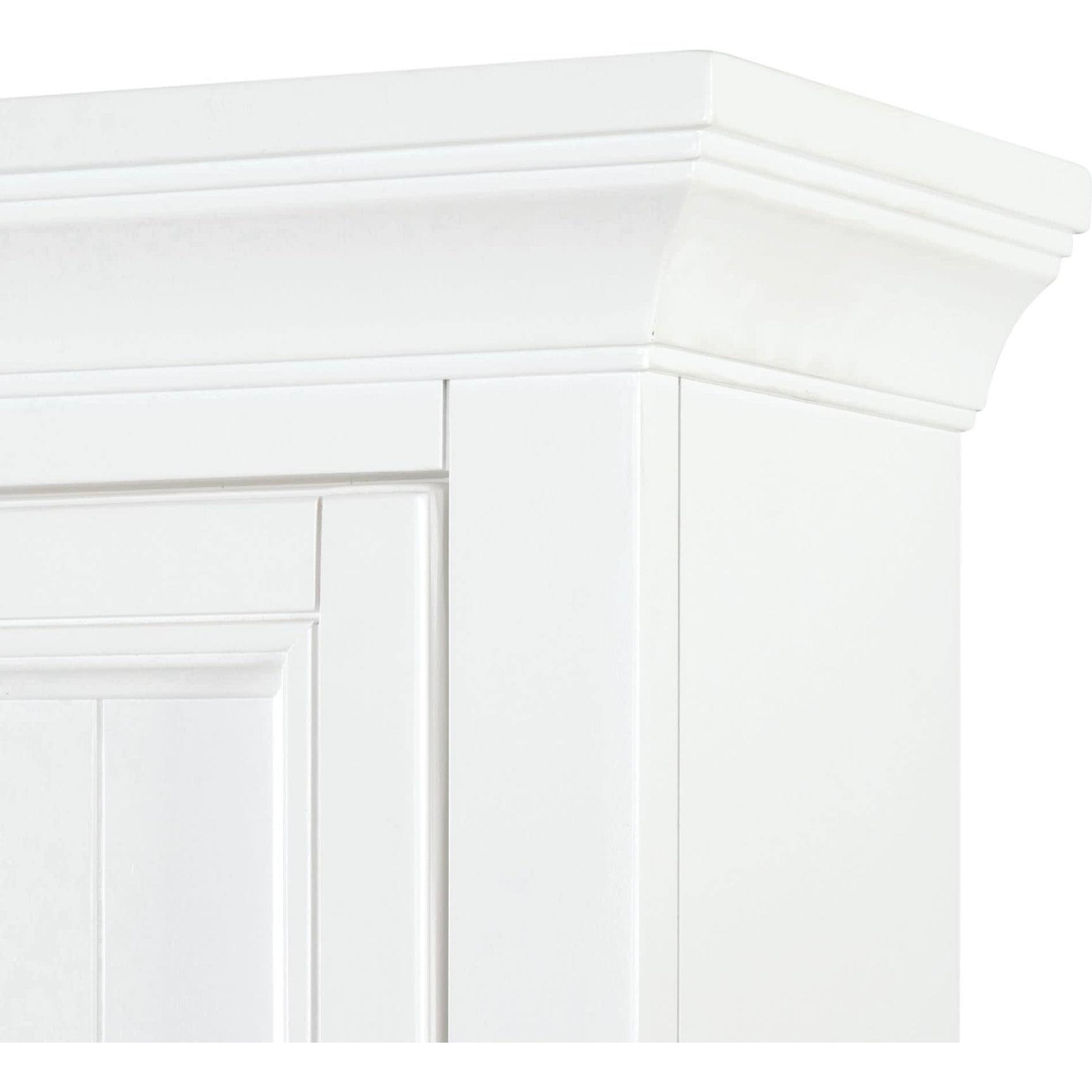 White Wood Wall Mounted Bathroom Cabinet D646968
