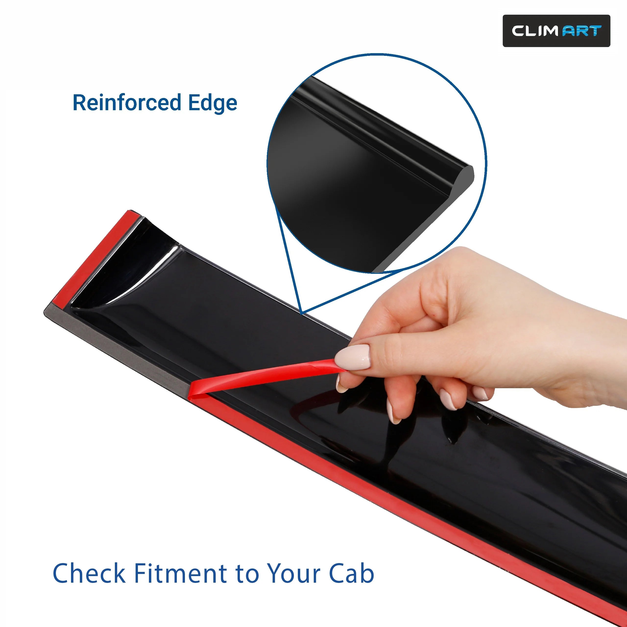 6pcs Tape-on Window Deflectors for Subaru Forester H2017