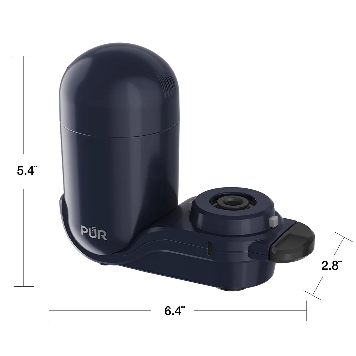 Faucet Mount Water Filtration System, Vertical, Indigo G3902