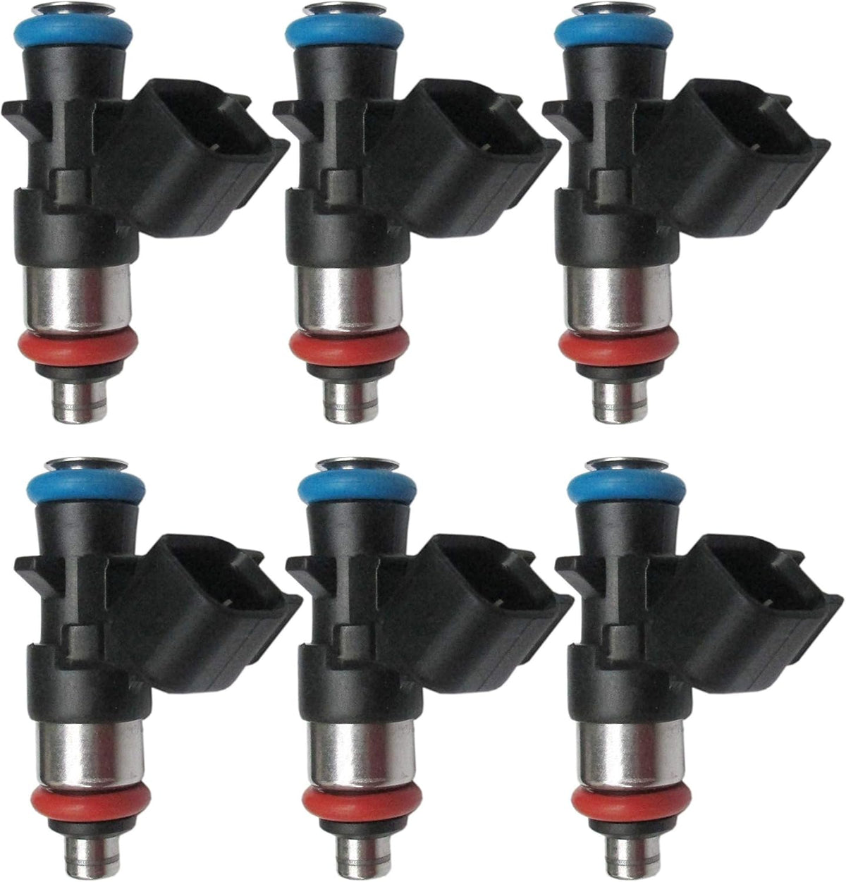 6Pcs Fuel Injectors Compatible with 2011-13 Dodge Grand Caravan Charger 3.6L V6 J148