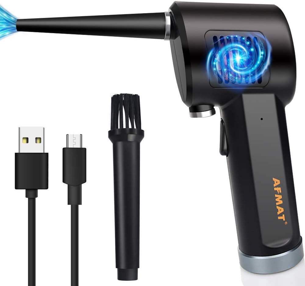 Cordless Electric Air Duster with Battery-6000mAh for Computers H6020