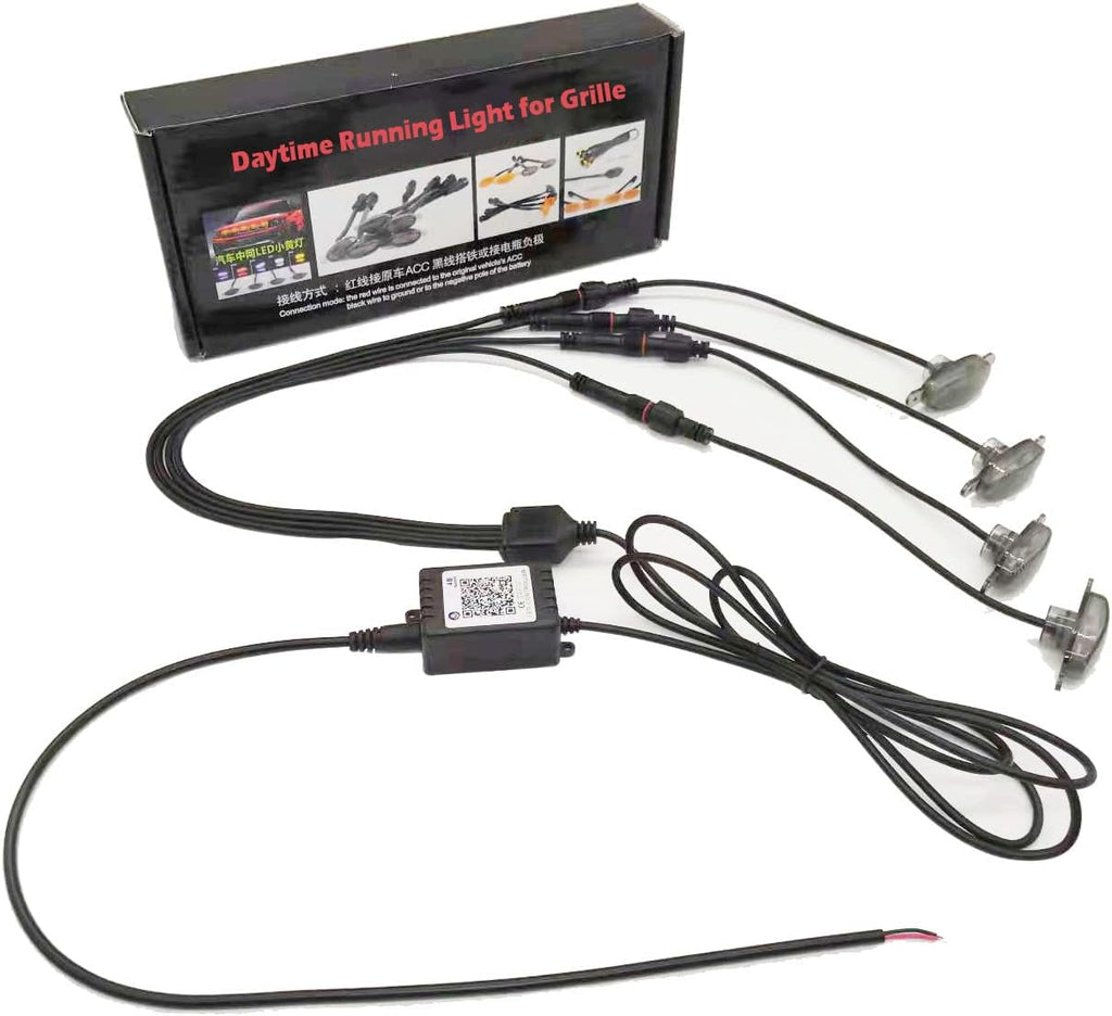 4Pcs Under Glow LED Neon Light Strip Set for Car L11861