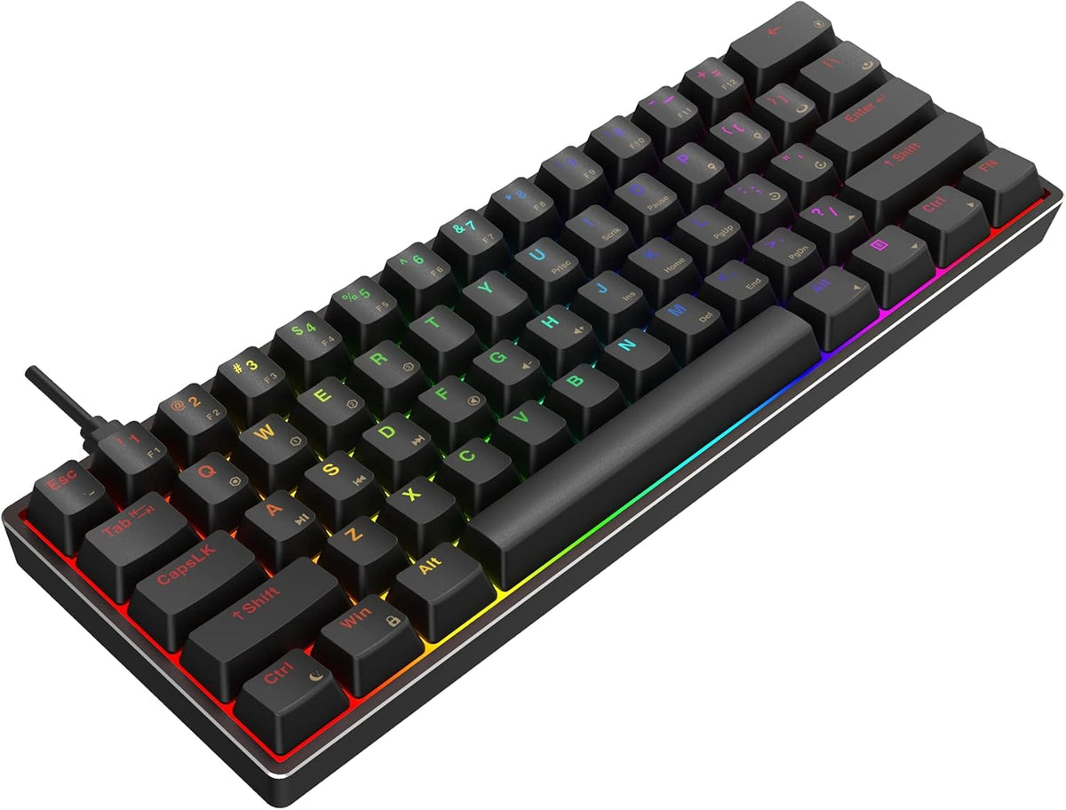 61 Keys Aluminum Case Hot Swappable Mechanical Keyboard B867
