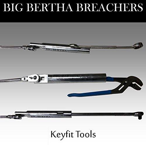 Breachers 1/2x22 I.D. & 1x22 I.D. & Breaker Bar with Ratcheting Adapter (4pc Set) Wrench Extender C439528