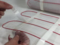 120 V Electric Radiant Floor Heating Mat with Programmable Thermostat W71720