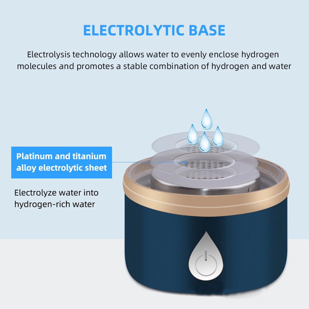 420ml Rechargeable Hydrogen Bottle Glass Cup B206617