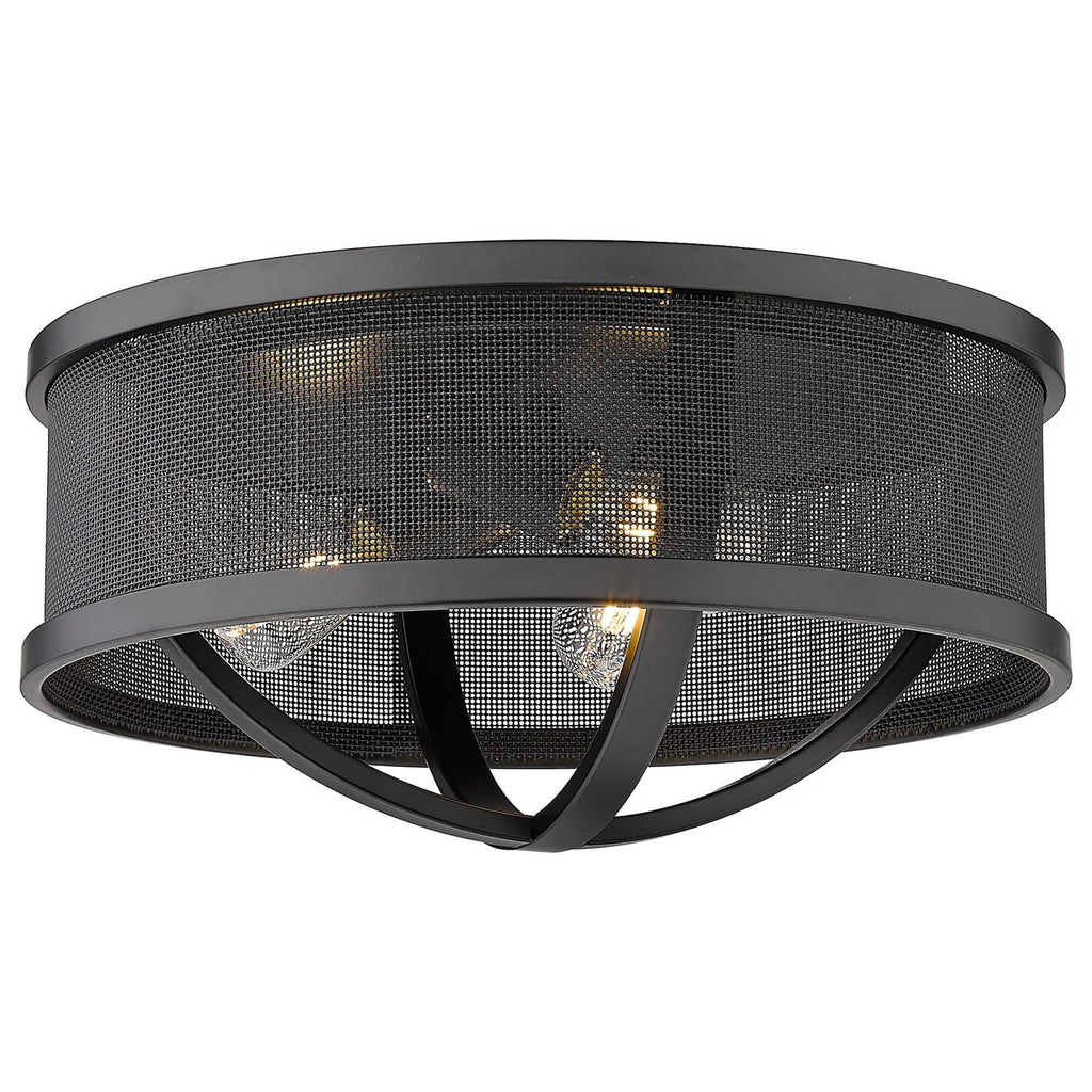 Matte Black Flush Mount with Shade L770763