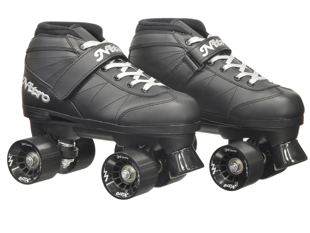 Black Quad Speed Roller Skates D82095