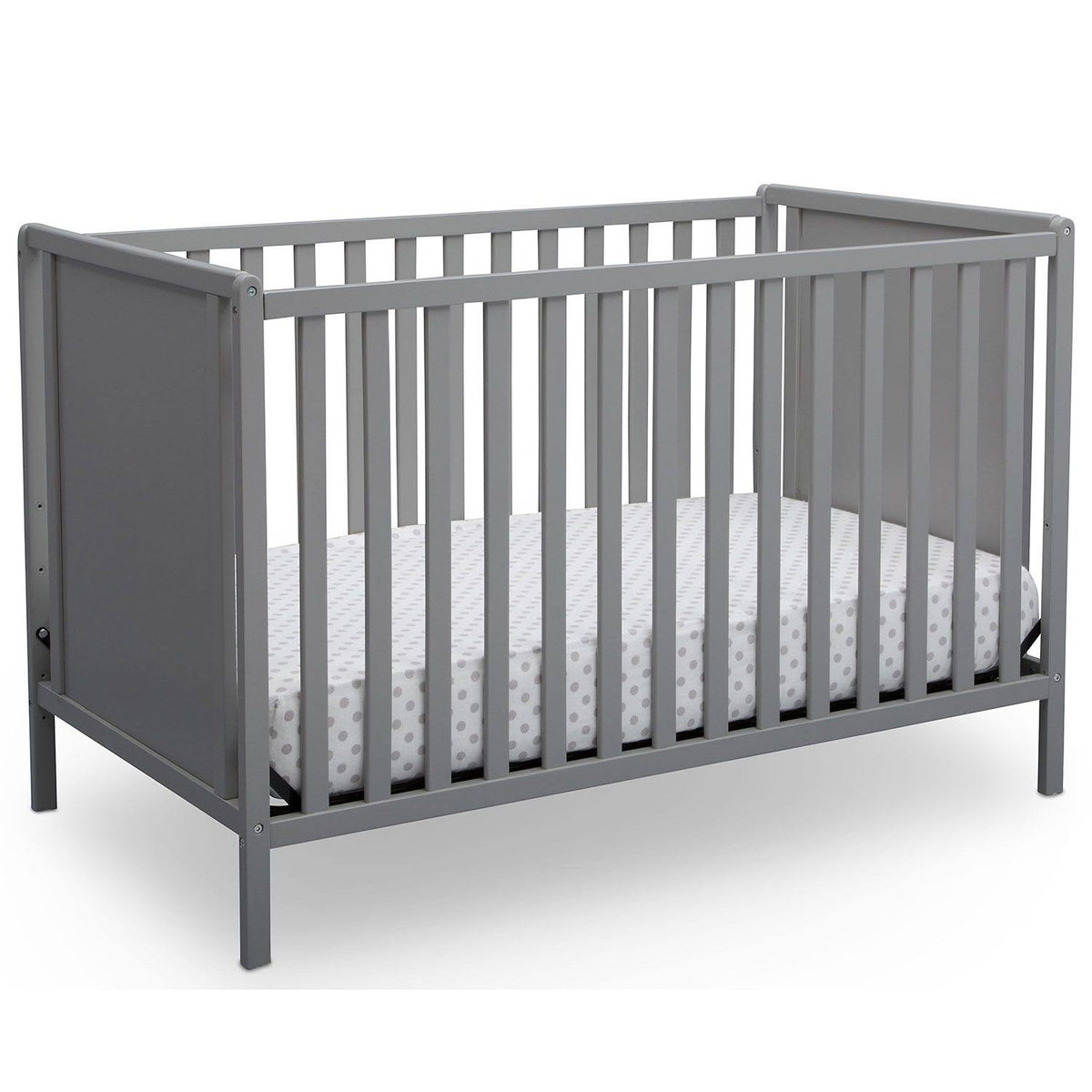 4-in-1 Convertible Crib Grey I8375