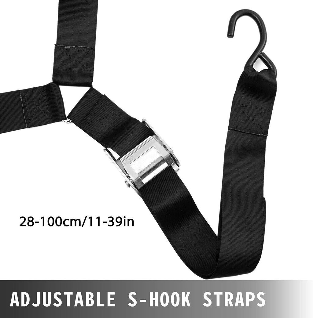 6.8'x 4.1' Heavy Duty Truck Bed Cargo Net with S-Hooks, 1100LBS, Pack of 2 C903