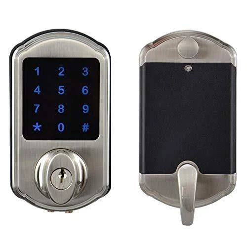 Touchscreen Keypad Deadbolt with Key Fob Access Q733