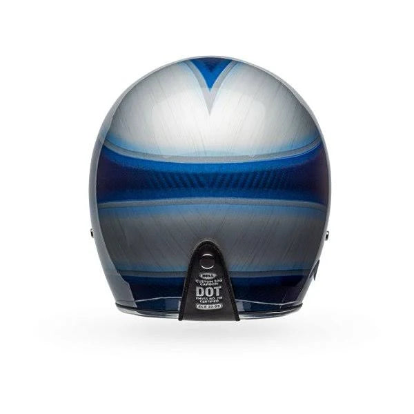 Bell Custom 500 Carbon Helmet Gloss Candy Blue Carbon Small O95076
