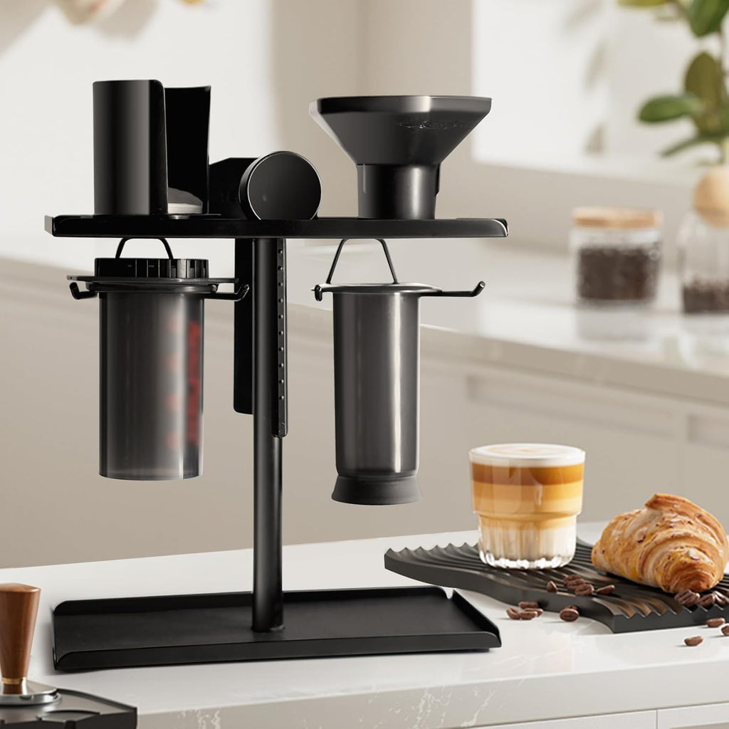 Black Metal Coffee Caddy for AeroPress S704
