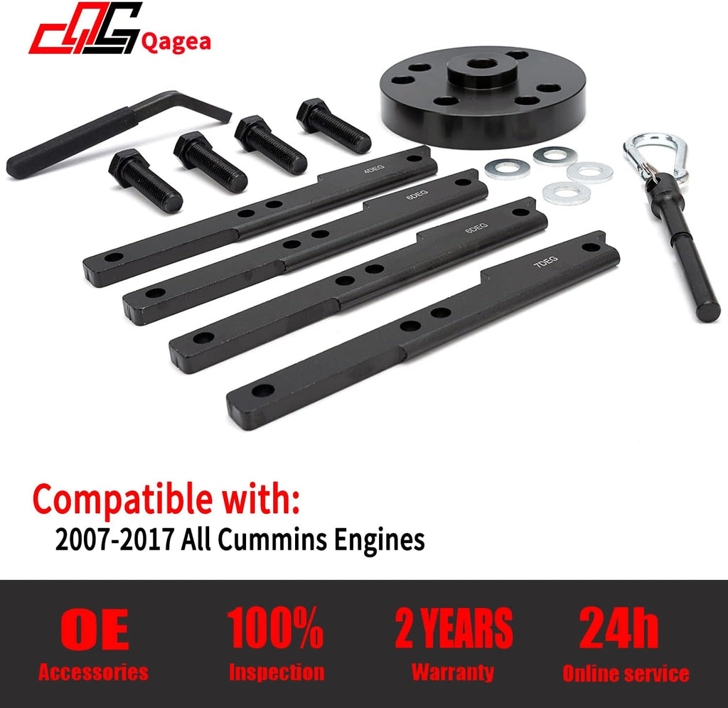 15 PCS Heavy Duty Steel Cam Timing Tool Kit & Engine Brake Adjustment Tool 7MM L85306