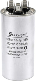 30-5 MFD uF CBB65 Round Motor Run Capacitor 450V AC Y3325