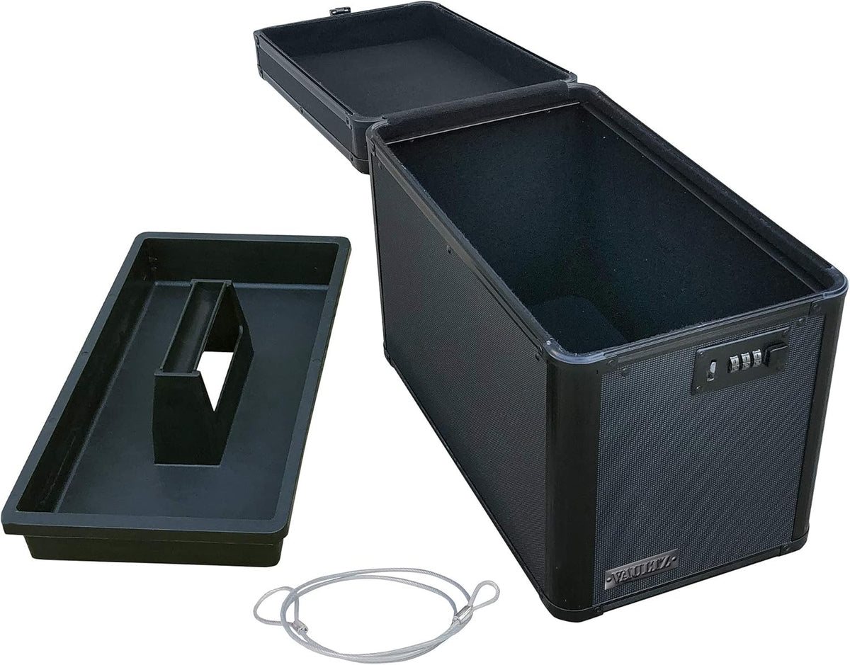 Locking Ammo Box with Tether, Tactical Black Y969820