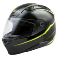 Full-Face Precept Helmet Black/Hi-Vis Yellow - X-Small N331501