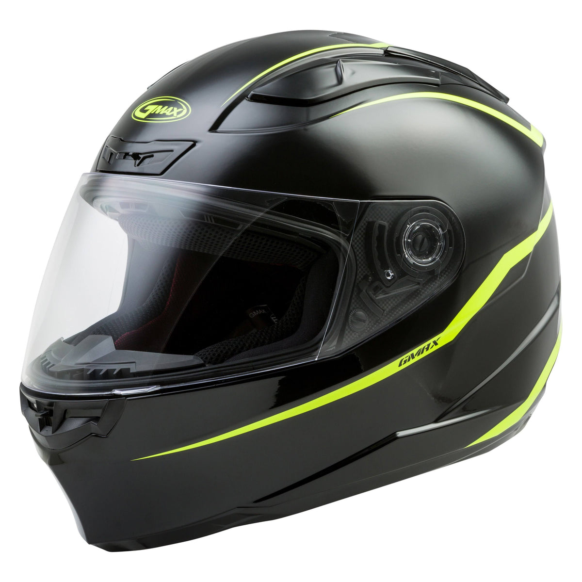 Full-Face Precept Helmet Black/Hi-Vis Yellow - X-Small N331501