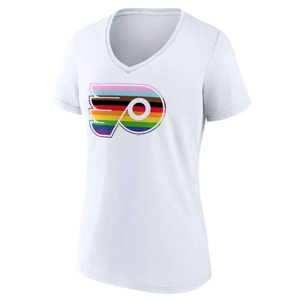 White Philadelphia Flyers V-Neck T-Shirt A959866