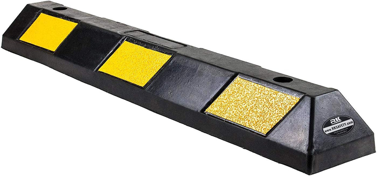 Rubber Curb Parking Block, 36 Inch, Pack of 2 Y100