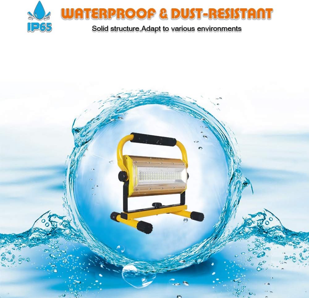 100W Waterproof Portable LED Work Light with Stand U330
