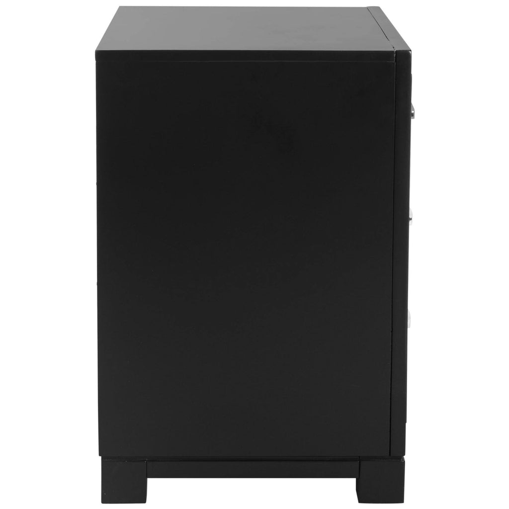 Three Drawer Greek Key Night Stand N27752