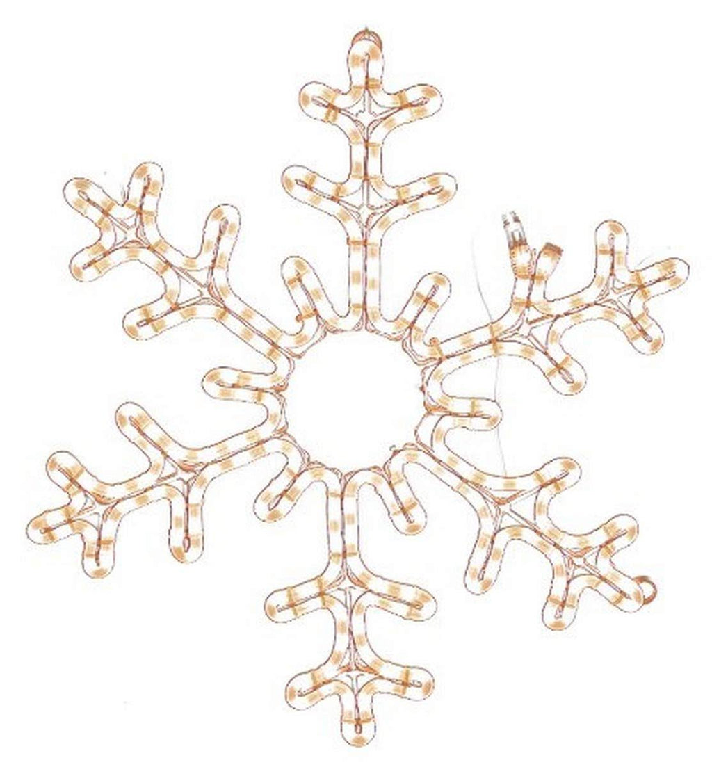 36-Inch Snowflake Holiday Rope Light Motif D27460