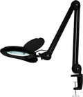 White 5 Inches Diameter Lens LED Magnifying Lamp with Clamp H8775