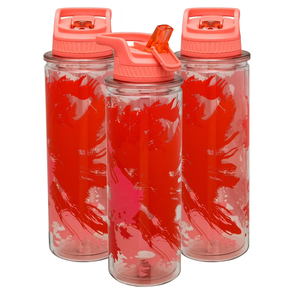 3-Pack 32 oz Double-Wall Insulation Water Bottle with Wide Mouth S970471