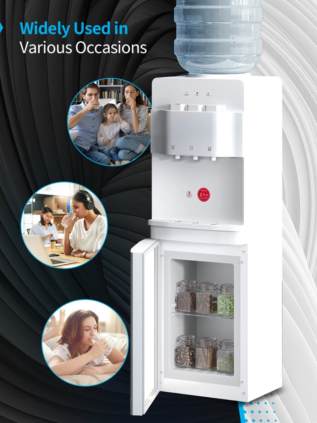 White Top Load Water Dispenser R9560