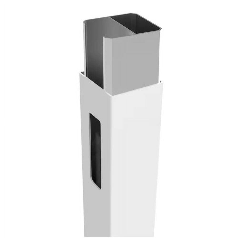 White Vinyl Privacy Fence Gate 4Ft Q6447