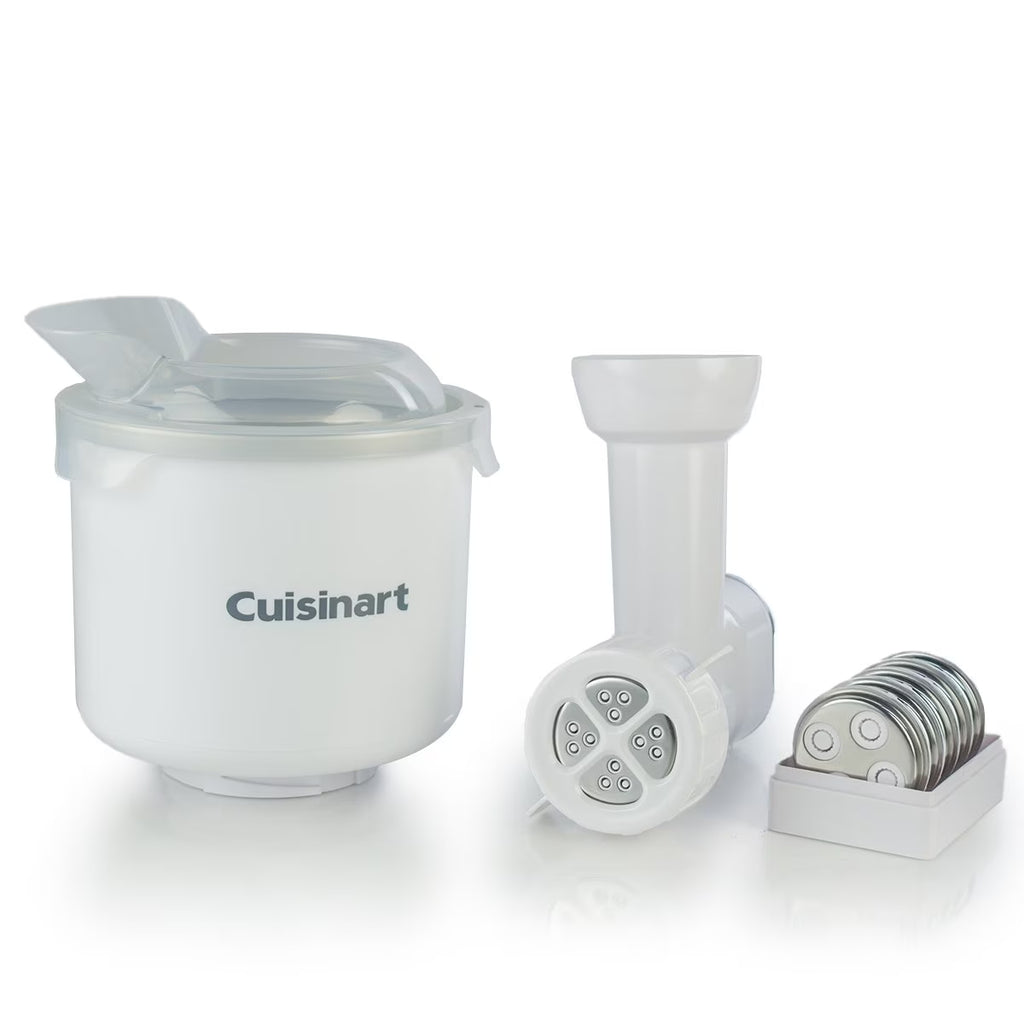 5.5-Quart Stand Mixer Attachment Set with Ice Cream Maker and Pasta Extruder X455