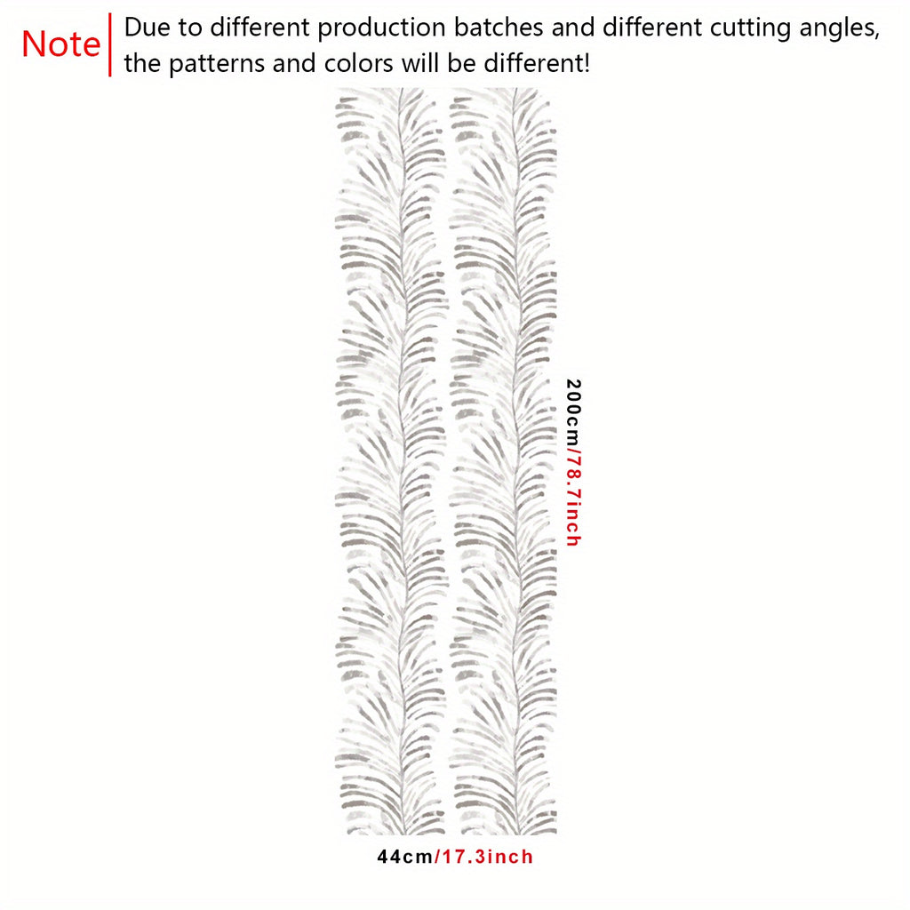 Modern Leaves Branch Peel And Stick Wallpaper K2370