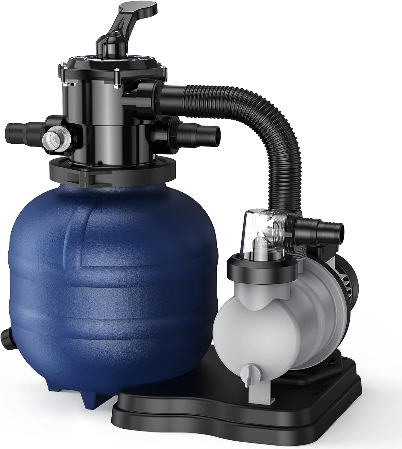 14.4" Sand Filter with 1/2HP Prefilter Pump System, 7-Way Valve U756705