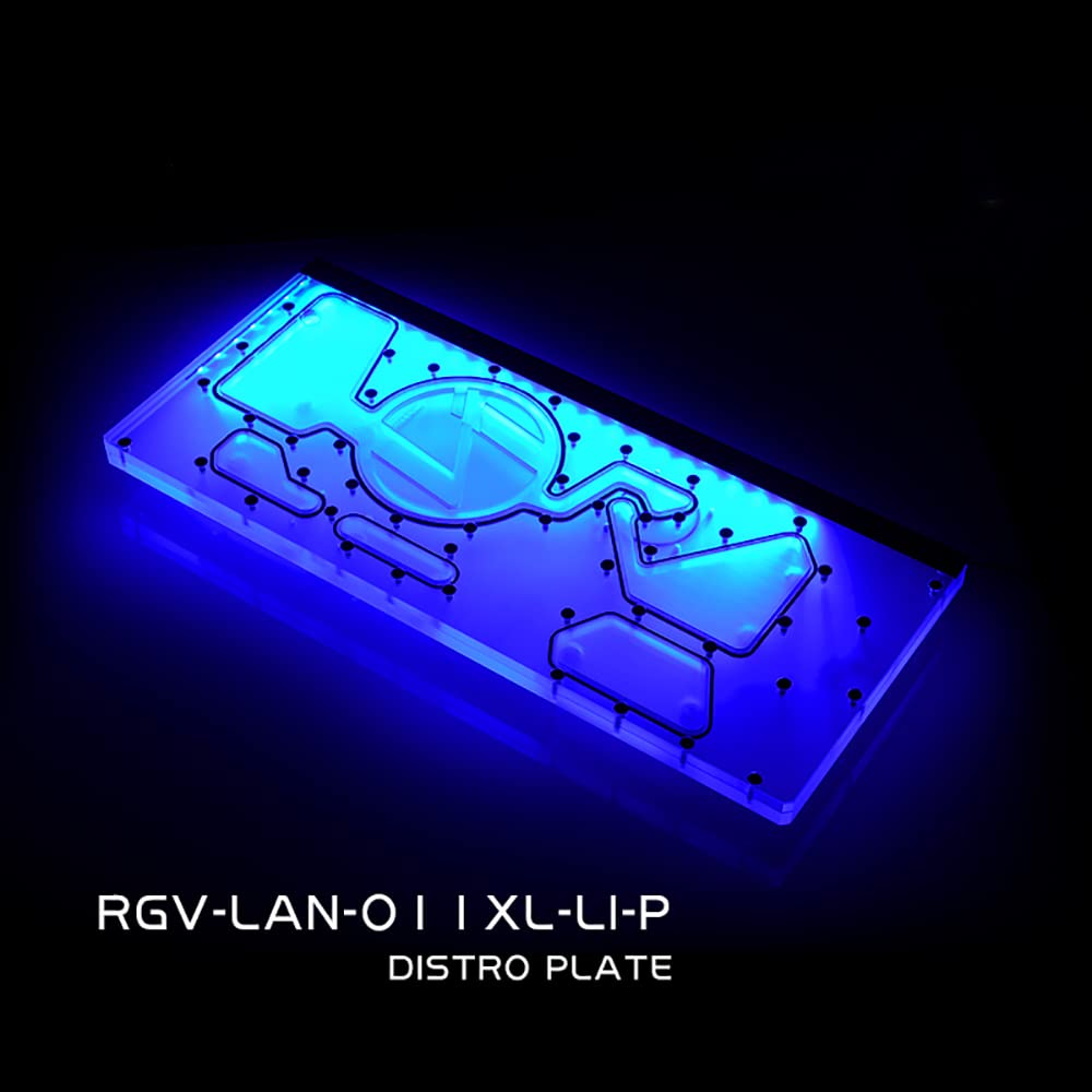 Distro Plate for Computer Case Water Cooling Block Support DDC Pump M2164